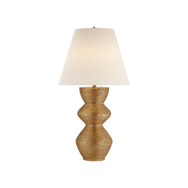 【Visual Comfort】テーブルライト 1灯 「Utopia Table Lamp」　ゴールド (W381×H705mm)