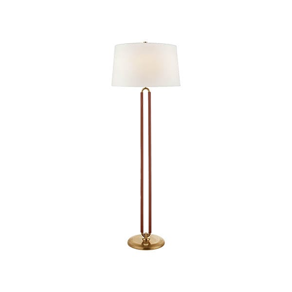 【Visual Comfort】アメリカ・フロアライト「Cody Large Floor Lamp」2灯　ゴールド・ブラウン (W559×H1626mm)