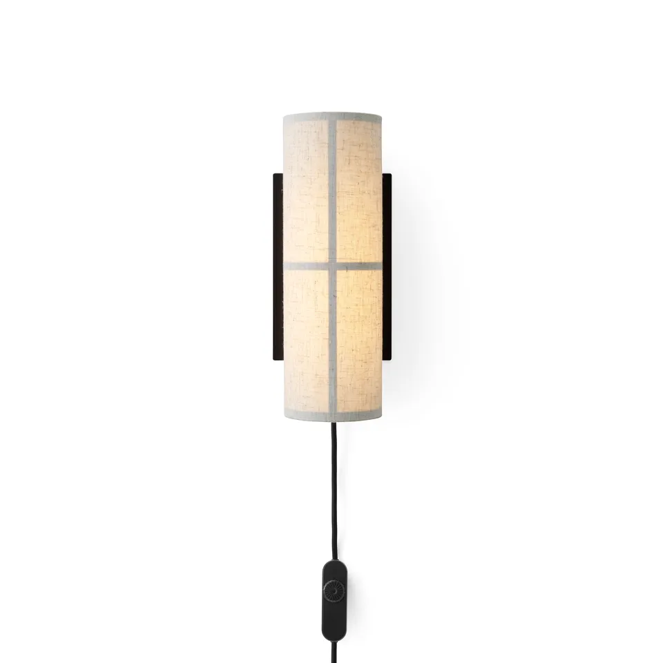 デザイン照明 ウォールランプ「Hashira wall lamp φ10 cm」1灯・ナチュラル（W127mm×H300mm）