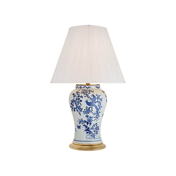 【Visual Comfort】テーブルライト 1灯 「Blythe Medium Table Lamp」　ブルー (W426×H711mm)