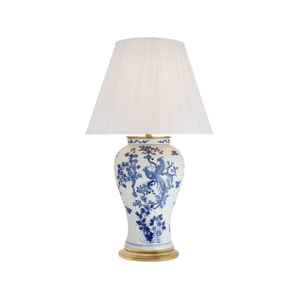 【Visual Comfort】テーブルライト 1灯 「Blythe Large Table Lamp」　ブルー (W552×H933mm)