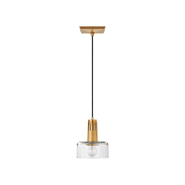 【Visual Comfort】アメリカ・デザイン照明 ペンダントライト「Iris Single Pendant」1灯　ゴールド（W191×H241mm）