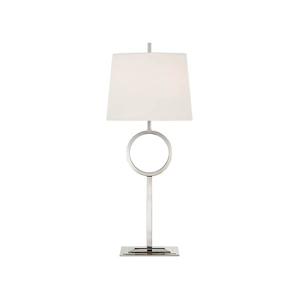 【Visual Comfort】テーブルライト 1灯 「Simone Medium Buffet Lamp」　シルバー (W324×H838mm)