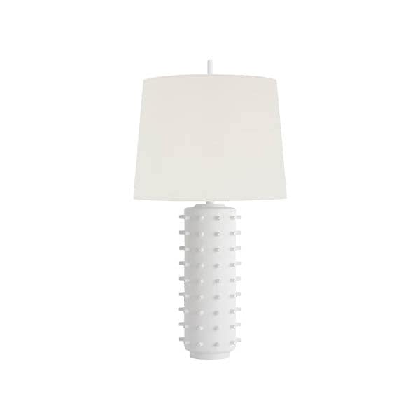 【Visual Comfort】テーブルライト 1灯 「Biarritz Medium Table Lamp」　ホワイト (W381×H737mm)