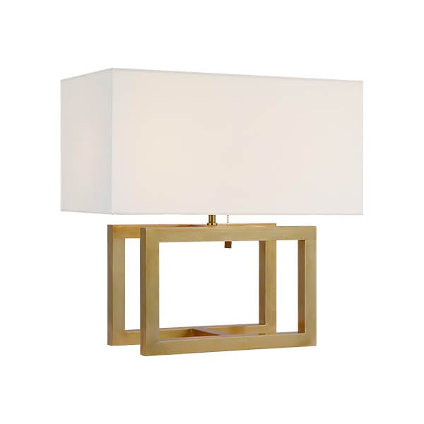 【Visual Comfort】テーブルライト 2灯 「Galerie Medium Table Lamp」　ゴールド (W457×H464mm)