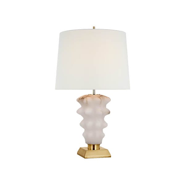 【Visual Comfort】テーブルライト 1灯 「Luxor Large Table Lamp」　アラバスター・ゴールド (W457×H800mm)