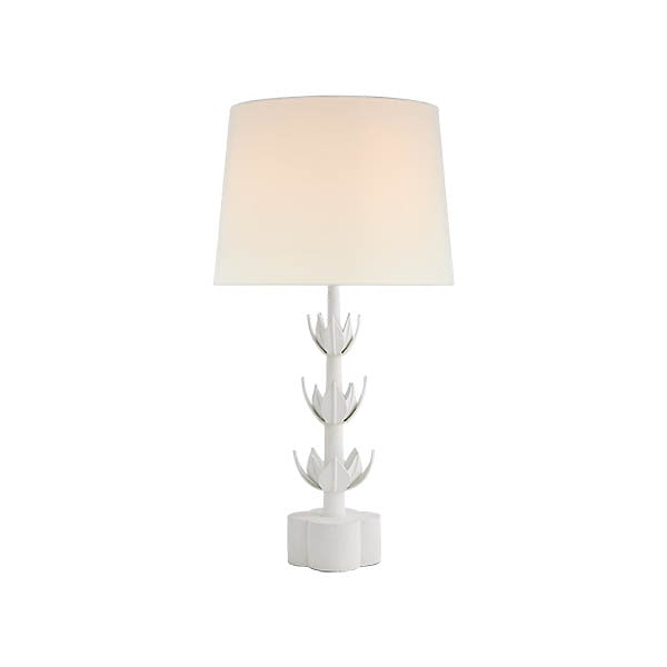 【Visual Comfort】テーブルライト 1灯 「Alberto Large Triple Table Lamp」　ホワイト (W419×H819mm)
