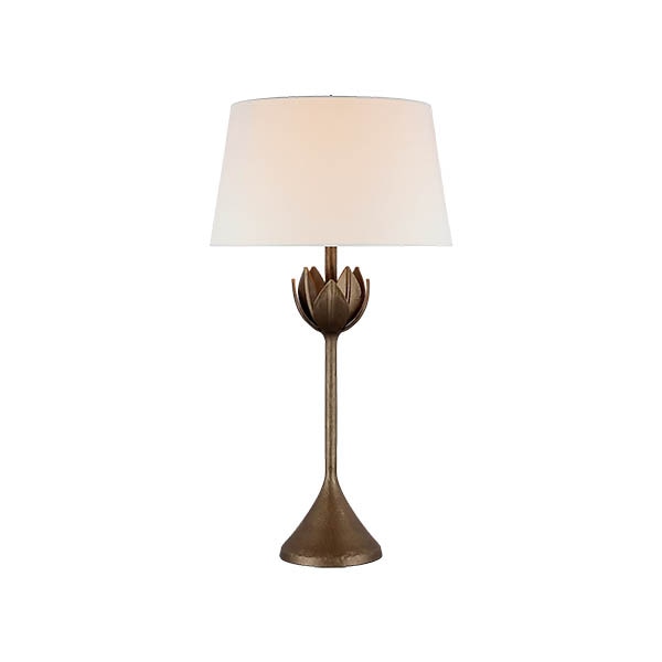 【Visual Comfort】テーブルライト 1灯 「Alberto Large Table Lamp」　ブロンズ (W432×H819mm)