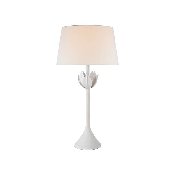 【Visual Comfort】テーブルライト 1灯 「Alberto Large Table Lamp」　ホワイト (W432×H819mm)