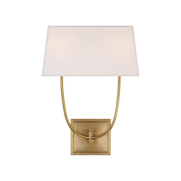 【Visual Comfort】アメリカ・ウォールライト「Venini Double Sconce」2灯　ゴールド　（W343×D140×H457mm）