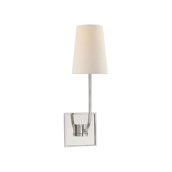 【Visual Comfort】アメリカ・ウォールライト「Venini Single Sconce」1灯　シルバー（W121×D165×H394mm）