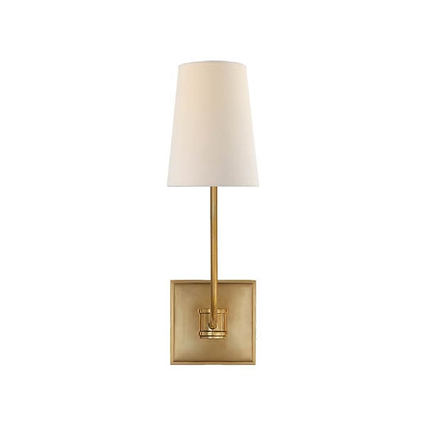 【Visual Comfort】アメリカ・ウォールライト「Venini Single Sconce」1灯　ゴールド（W121×D165×H394mm）