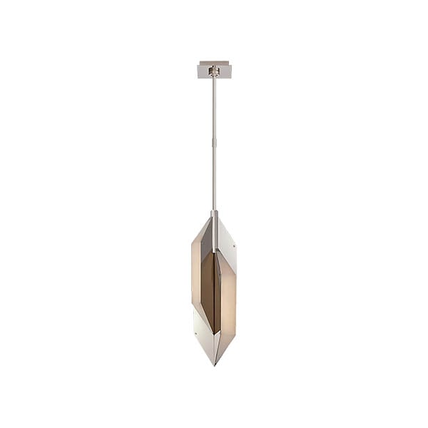 【Visual Comfort】アメリカ・デザイン照明 ペンダントライト「Ophelion Small Pendant」LED　シルバー（W152×H578mm）