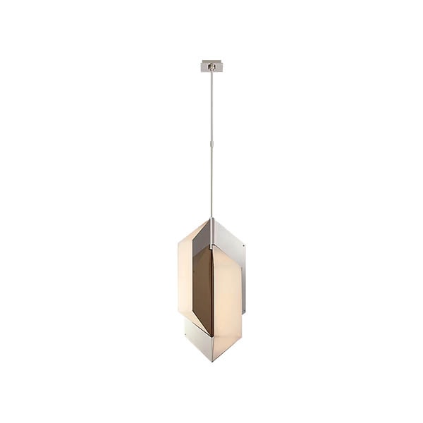 【Visual Comfort】アメリカ・デザイン照明 ペンダントライト「Ophelion Medium Pendant」LED　シルバー（W343×H819mm）