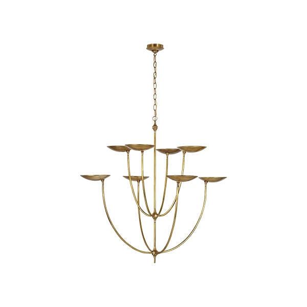 【Visual Comfort】アメリカ・デザイン照明 ペンダントライト「Keira XL Chandelier」LED　ゴールド（W813×H1010mm）