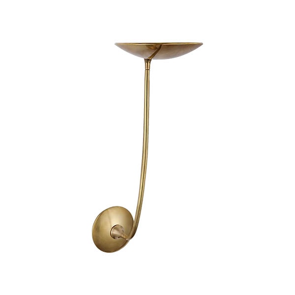 【Visual Comfort】アメリカ・ウォールライト「Keira Large Sconce」LED　ゴールド（W203×D337×H584mm）