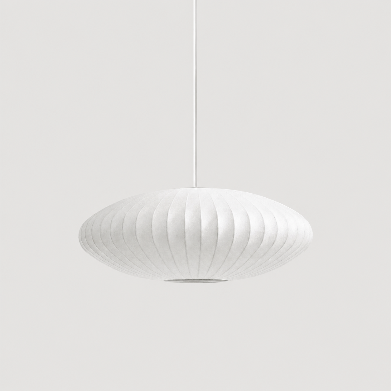 デザイン照明 ペンダントライト「Minimalist Silk Pendant Lamp」（W300mm／W400mm／W500mm／W600mm）