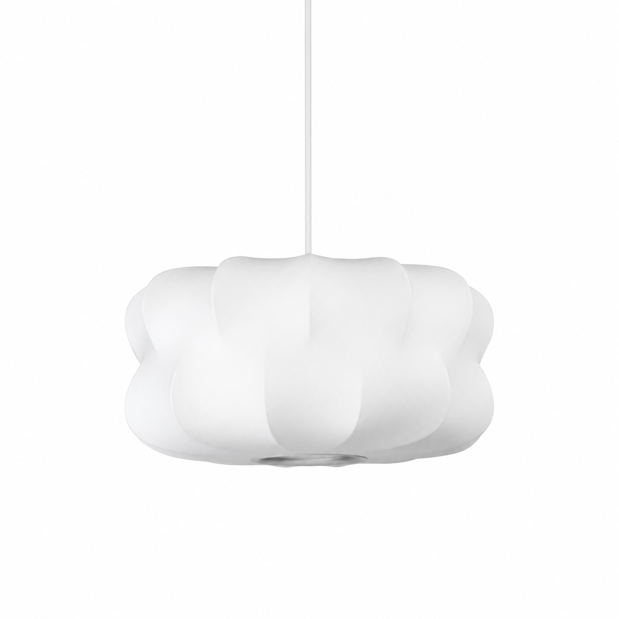 デザイン照明 ペンダントライト「Minimalist Silk Pendant Lamp D」（W400mm／W600mm）