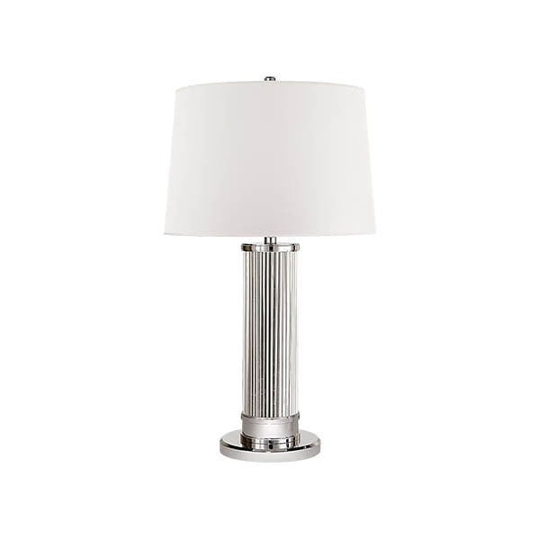 【Visual Comfort】テーブルライト 1灯 「Allen Table Lamp」　シルバー　(W457×H762mm)