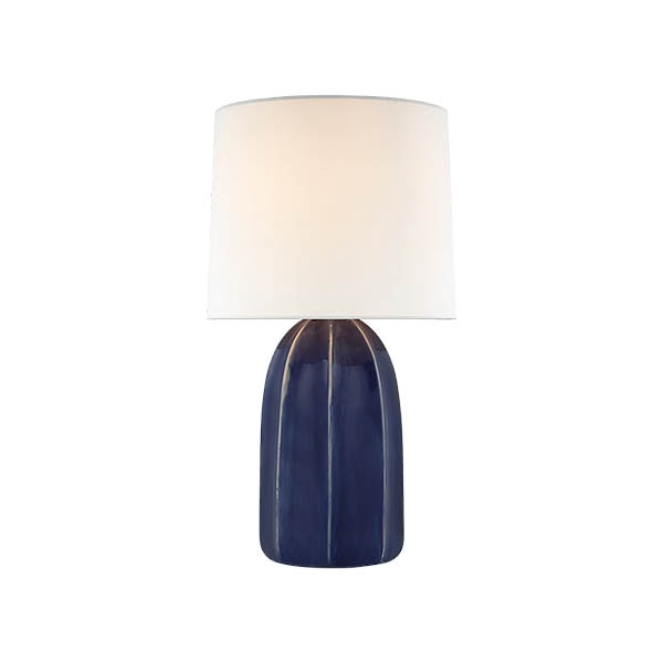 【Visual Comfort】テーブルライト 1灯 「Melanie Large Table Lamp」　ブルー　(W394×H711mm)