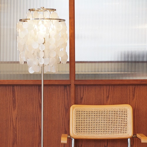 【HERMOSA】「SHELL FLOOR LAMP」シェル フロアランプ 1灯（φ350×H1500mm）