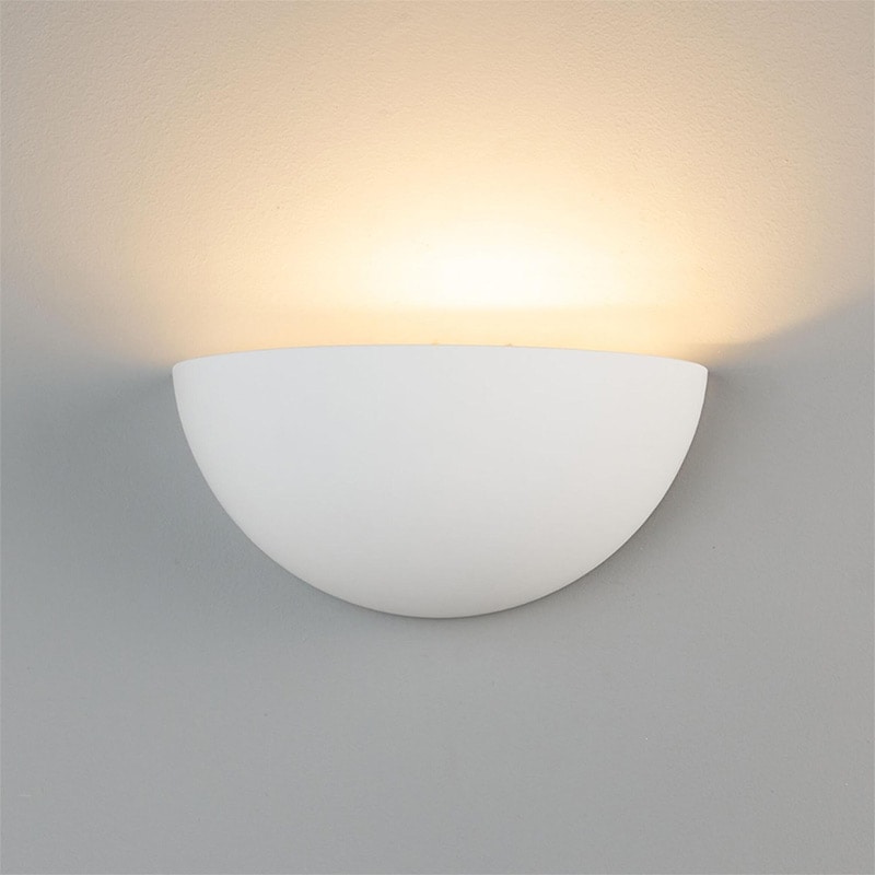 【Mullan】アイルランド「Bonn Plaster」石膏 ウォールライト（W280×D140×H130mm）