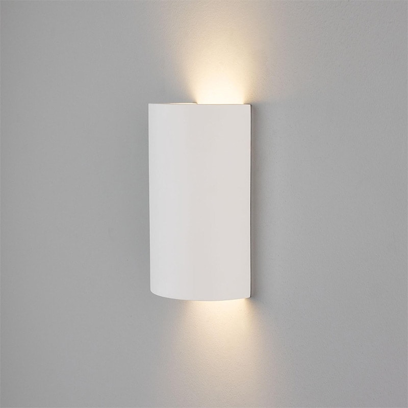 【Mullan】アイルランド「Malmo Plaster」石膏 ウォールライト（W115×D75×H180mm）