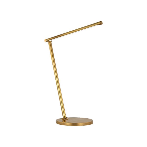 【Visual Comfort】テーブルライト LED 「Cona Desk Lamp」　ゴールド　(W203×D203〜413×H470〜857mm)