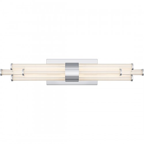 【QUOIZEL】アメリカ・デザイン照明 LED・ウォールライト「Talbott」クローム（W600×D90×H110mm）