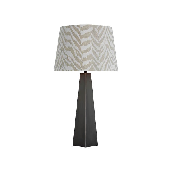 【Visual Comfort】テーブルライト 1灯 「Zoran Medium Table Lamp」　ブロンズ・ナチュラル (W406×H775mm)