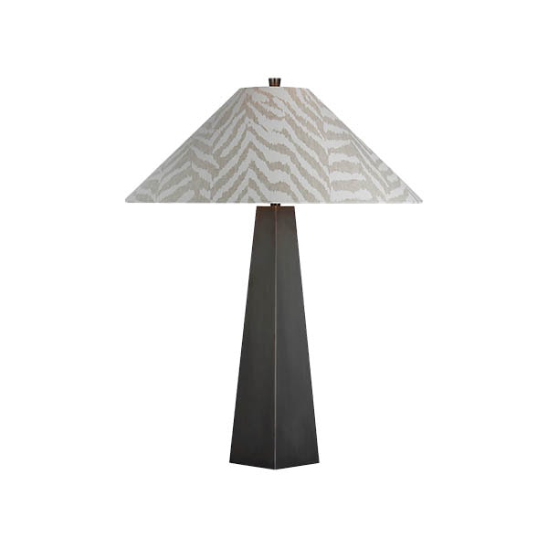 【Visual Comfort】テーブルライト 1灯 「Zoran Medium Table Lamp」　ブロンズ・ナチュラル (W533×H724mm)