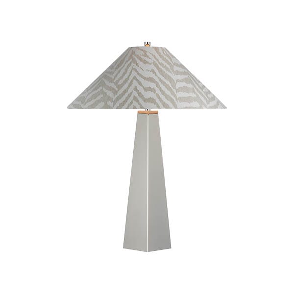 【Visual Comfort】テーブルライト 1灯 「Zoran Medium Table Lamp」　シルバー・ナチュラル (W533×H724mm)