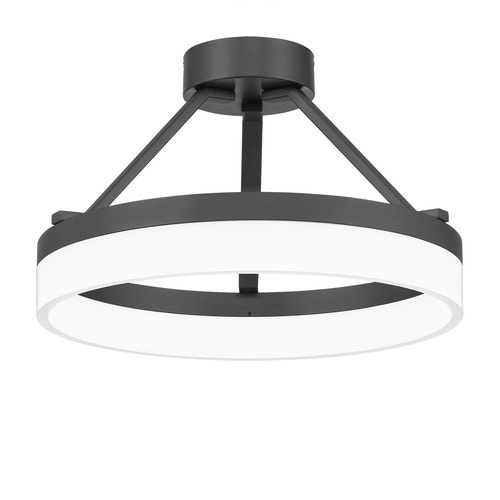 【QUOIZEL】アメリカ・デザイン照明 LEDシーリングライト「Cohen」ブロンズ（W400×D400×H260mm）