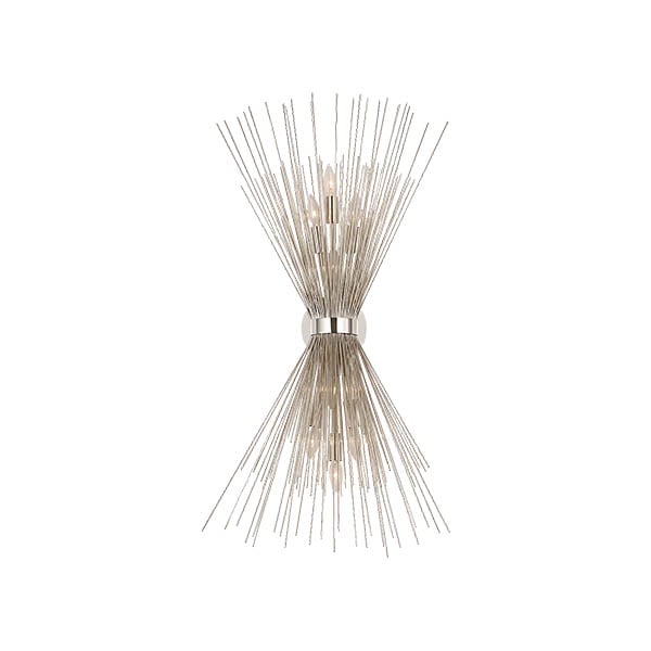 【Visual Comfort】アメリカ・ウォールライト「Strada Large Symmetrical Sconce」8灯 シルバー（W311×D178×H1029mm）