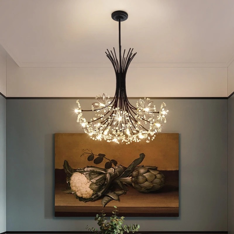 デザイン照明 ペンダントシャンデリア「Dandelion Crystal Chandelier
