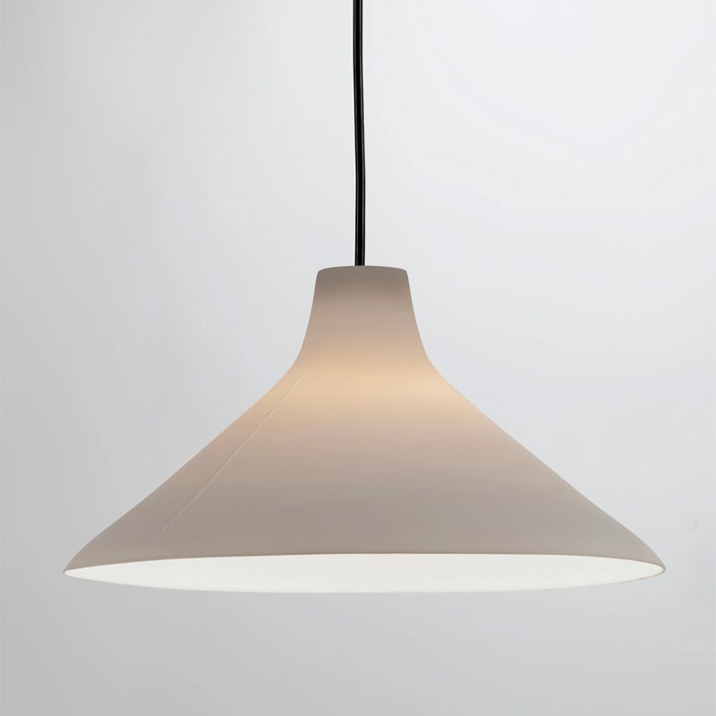 【SERAX】ベルギー・デザイン照明 ペンダントライト「Seam」L・ホワイト（φ330×H180mm）