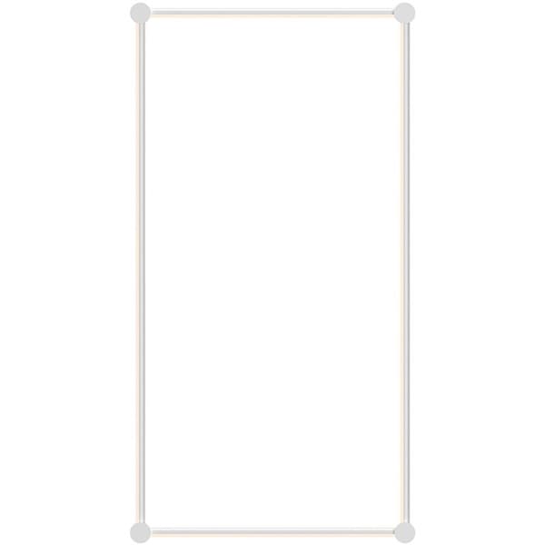 【Sonneman】アメリカ・デザイン照明 ウォールライト「Purolinear 360 LED 25 inch Satin White ADA Wall Bar Light Wall Light」4灯・サテンホワイト（W629×D70×H1238mm）