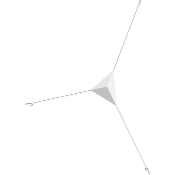 【Sonneman】アメリカ・デザイン照明 ウォールライト「Abstract LED 41 inch Satin White Multi-Surface Mount Wall Light」スモール　1灯・サテンホワイト（W1041×H648mm）