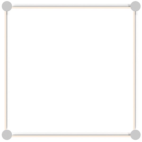 【Sonneman】アメリカ・デザイン照明 ウォールライト「Purolinear 360 LED 25 inch Satin White ADA Wall Bar Light Wall Light」4灯・サテンホワイト（W629×D70×H629mm）