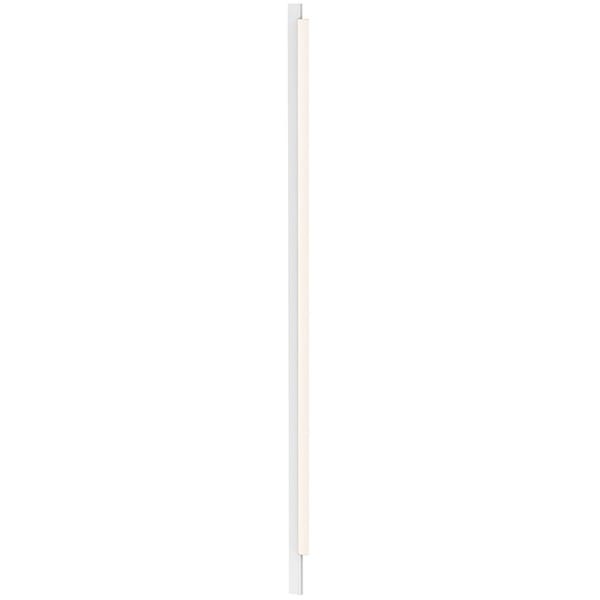 【Sonneman】アメリカ・デザイン照明 ウォールライト「Keel LED 2 inch Satin White ADA Wall Bar Light Wall Light」1灯・サテンホワイト（W38×D76×H2089mm）