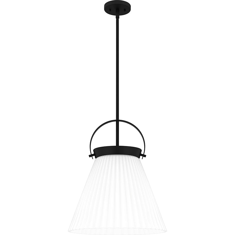 【QUOIZEL】アメリカ・デザイン照明 ペンダントライト1灯「Thibault」ブラック（W400×D400×H490mm）