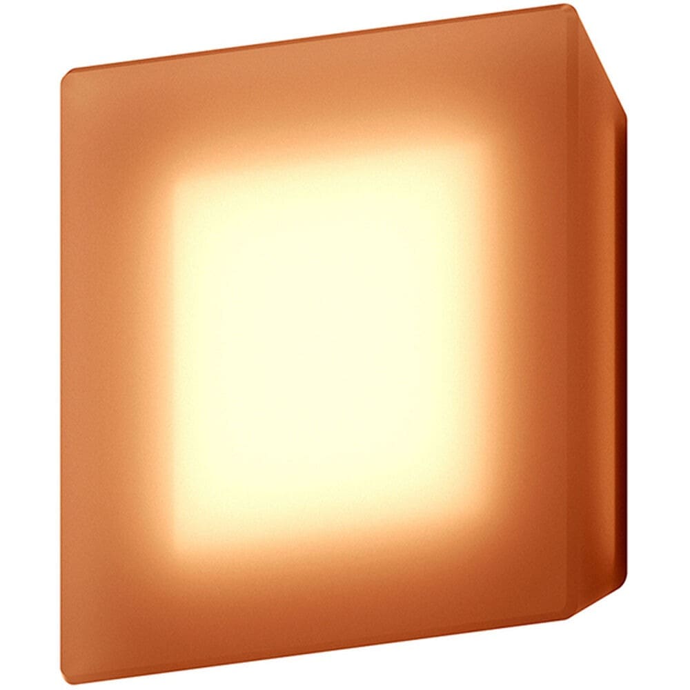 【Sonneman】アメリカ・デザイン照明 ウォールライト「Mist 1 Light 6.5 inch Amber ADA Wall Sconce Wall Light」1灯・アンバー（W165×D51×H165mm）