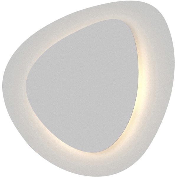【Sonneman】アメリカ・デザイン照明 ウォールライト「Abstract Panels LED 15 inch Textured White ADA Wall Sconce Wall Light」1灯・ホワイト（W368×H368mm）