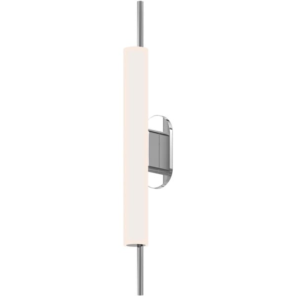 【Sonneman】アメリカ・デザイン照明 ウォールライト「Piccolo Encore LED 2 inch Polished Chrome ADA Wall Sconce Wall Light」1灯・ポリッシュクローム（W51×H610mm）