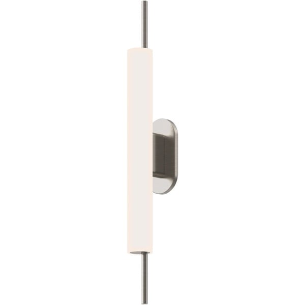 【Sonneman】アメリカ・デザイン照明 ウォールライト「Piccolo Encore LED 2 inch Satin Nickel ADA Wall Sconce Wall Light」1灯・サテンニッケル（W51×H610mm）