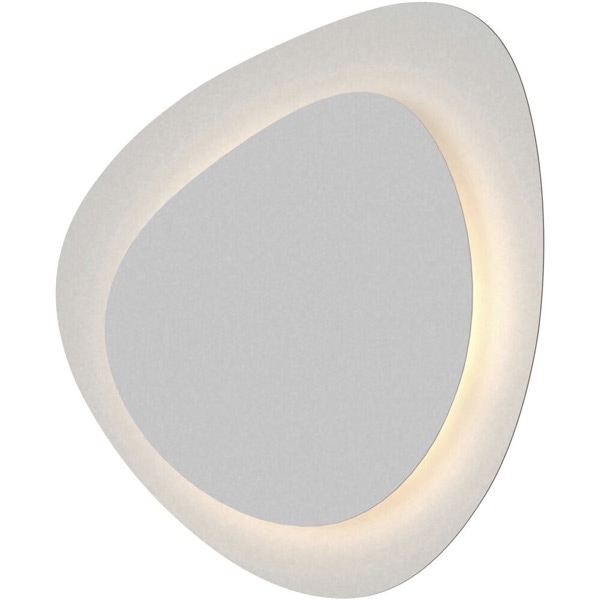 【Sonneman】アメリカ・デザイン照明 ウォールライト「Abstract Panels LED 11.25 inch Textured White ADA Wall Sconce Wall Light」1灯・ホワイト（W286×H286mm）