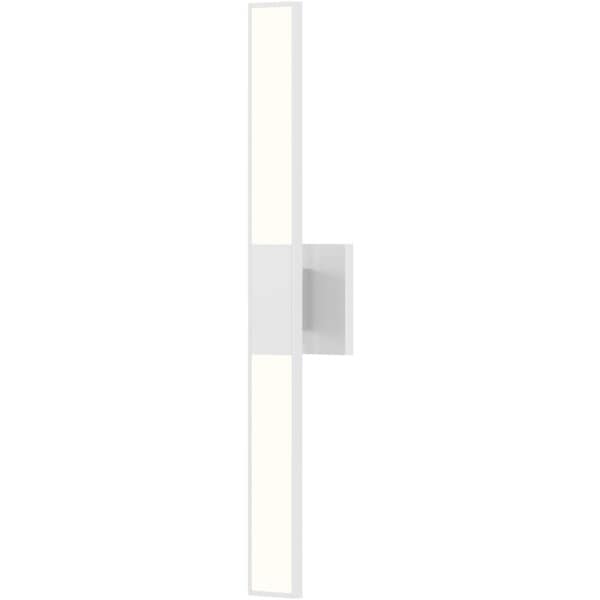 【Sonneman】アメリカ・デザイン照明 ウォールライト「Planes LED 3 inch Satin White ADA Wall Sconce Wall Light」2灯・サテンホワイト（W64×H616mm）
