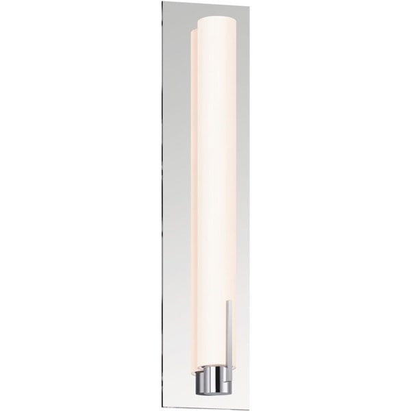 【Sonneman】アメリカ・デザイン照明 ウォールライト「Tubo Slim LED 4.75 inch Polished Chrome ADA Sconce Wall Light in Spine」1灯・ポリッシュクローム・スピン（W121×H533mm）