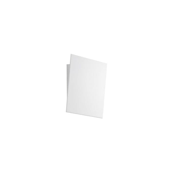 【Sonneman】アメリカ・デザイン照明 ウォールライト「Angled Plane 7.5 inch Textured White ADA Sconce Wall Light」・テクスチャーホワイト（W191×H203mm）