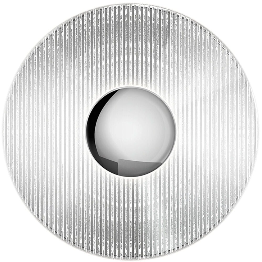 【Sonneman】アメリカ・デザイン照明 ウォールライト「Meclisse LED 9 inch Polished Chrome ADA Sconce Wall Light」１灯・ポリッシュクローム・クリアガラス（W229×D70×H229mm）